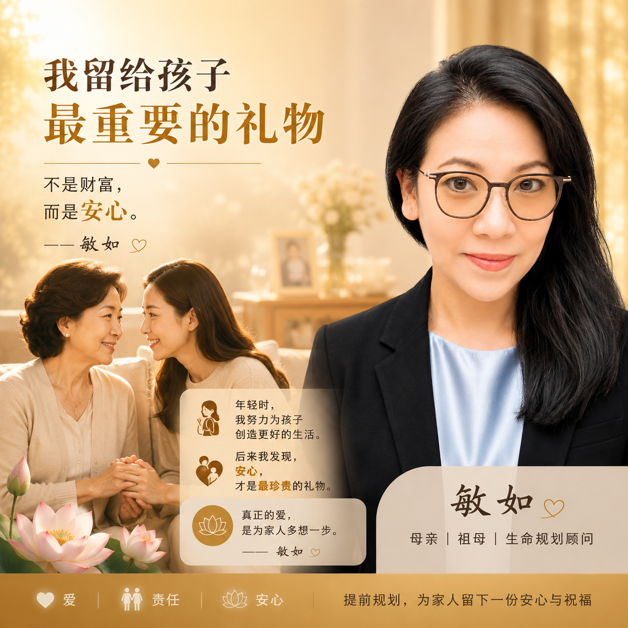 Yvonne (敏如) believes funeral planning is more than making arrangements. It is about honouring a person's life, respecting their wishes, and giving families the confidence to make informed decisions with peace of mind.